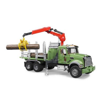 Bruder Nákladní auto MACK Granit  přepravník dřeva