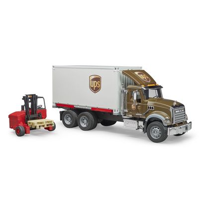 Bruder Nákladní auto Mack UPS s vysokozdvižným vozíkem