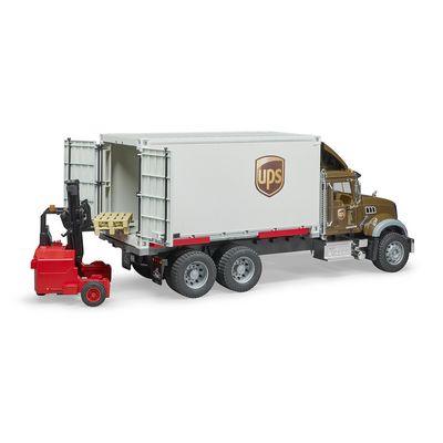 Bruder Nákladní auto Mack UPS s vysokozdvižným vozíkem