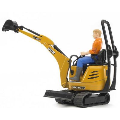 Bruder BWORLD Mikrobagr JCB s figurkou