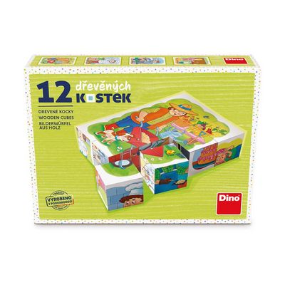 Dino Povolání 12 ks kostek