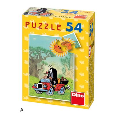 Dino Papírové puzzle Krteček 54 dílků