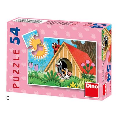 Dino Papírové puzzle Krteček 54 dílků