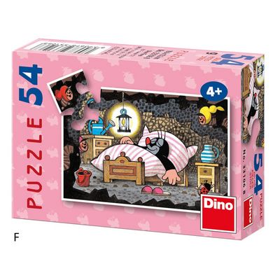 Dino Papírové puzzle Krteček 54 dílků