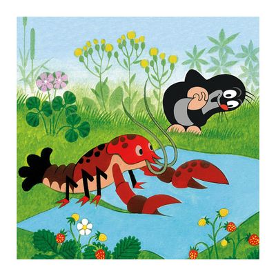Dino Puzzle Krteček a kalhotky 3x55 dílků