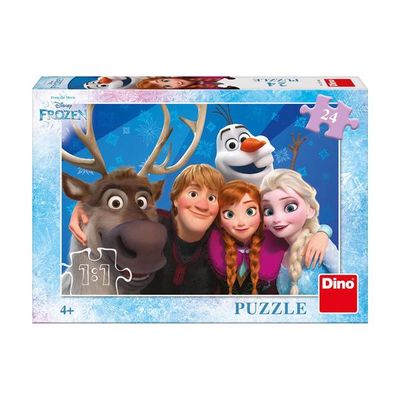 Dino Puzzle Frozen selfie 24 dílků