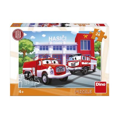 Dino Puzzle Hasiči 24 dílků