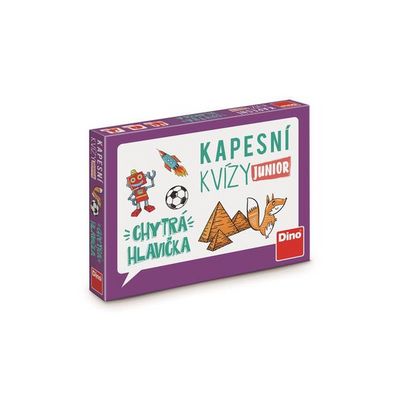 Dino Kapesní kvízy JUNIOR Chytrá hlavička