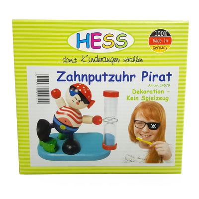 Hess Přesýpací hodiny pirát pro měření doby čištění zubů
