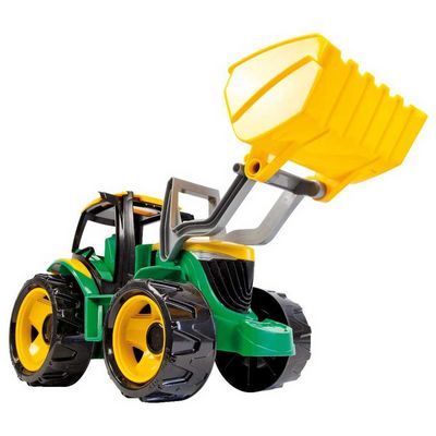 Lena Traktor se lžící zeleno žlutý