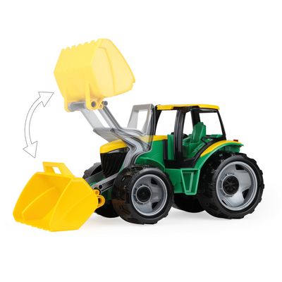 Lena Traktor se lžící zeleno žlutý
