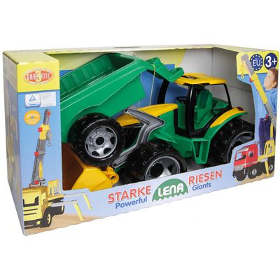 Lena Traktor se lžící a přívěsem