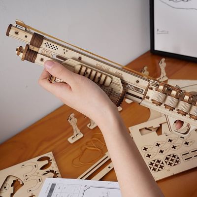 RoboTime 3D dřevěná mechanická skládačka Brokovnice Terminátor