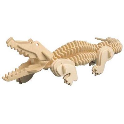 Woodcraft Dřevěné 3D puzzle Krokodýl