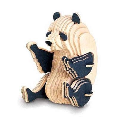 Woodcraft Dřevěné 3D puzzle panda