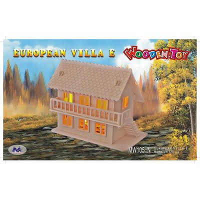Woodcraft Dřevěné 3D puzzle vila