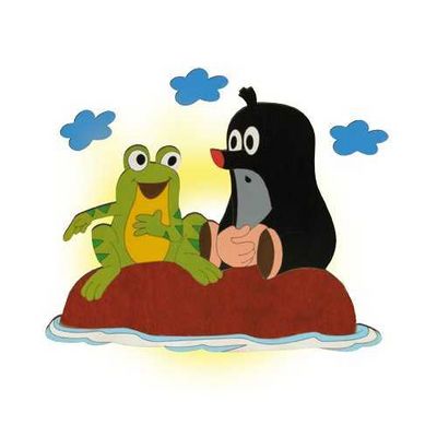 DoDo Dětská lampička krtek a žába
