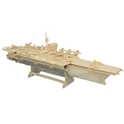 Woodcraft Dřevěné 3D puzzle Letadlová loď