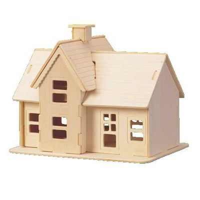 Woodcraft Dřevěné 3D puzzle Domeček