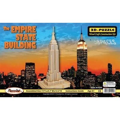Woodcraft Dřevěné 3D puzzle Empire State Building