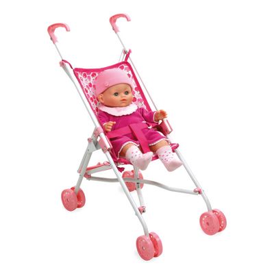 Petitcollin Skládací kočárek Pomme dAmour (pro panenku do 52 cm)