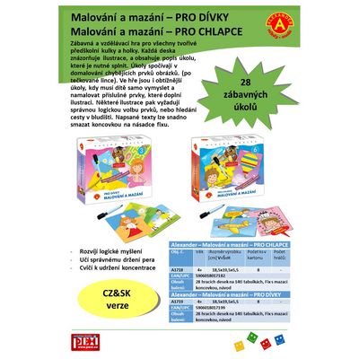 Alexander Malování a mazání - pro dívky