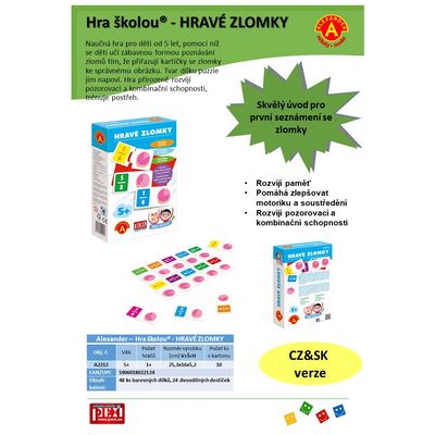Pexi Hra školou Hravé zlomky