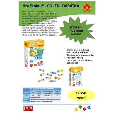 Alexander Hra školou - co jedí zvířátka