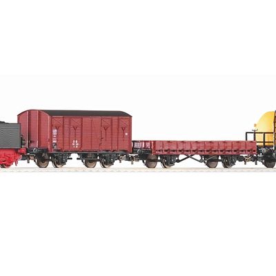 Piko Startovací sada Nákladní vlak s parní lokomotivou BR 55 (G 7.1) DB III - 57123