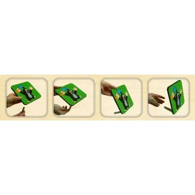 DoDo Skládací obrázek puzzle Krtek s pastelkou