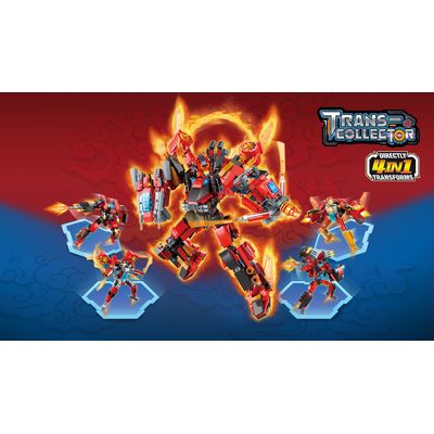 Qman Roaring Flame God General 41305 sada 4 v 1