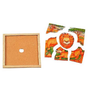 Voila Dřevěné puzzle LEV
