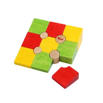 Voila Dřevěné 3D puzzle tvary