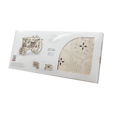Ugears 3D dřevěné mechanické puzzle Traktor