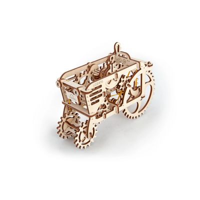 Ugears 3D dřevěné mechanické puzzle Traktor