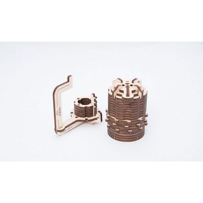 Ugears 3D dřevěné mechanické puzzle Zámek