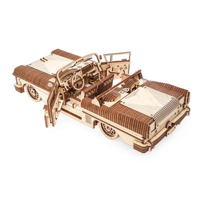 Ugears 3D dřevěné mechanické puzzle VM-05 Kabriolet snů