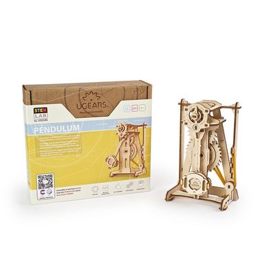 Ugears 3D dřevěné mechanické puzzle STEM výukové kyvadlo