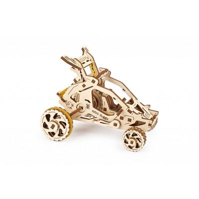 Ugears 3D dřevěné mechanické puzzle Mini bugina