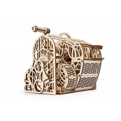 Ugears 3D dřevěné mechanické puzzle Pokladna