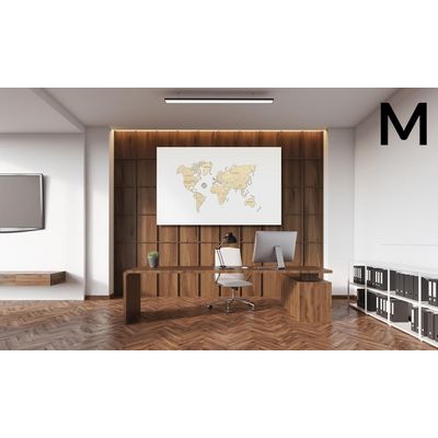 Wooden City 3D puzzle - Mapa světa