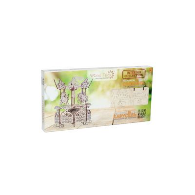 Wood Trick 3D mechanické puzzle - Kolotoč