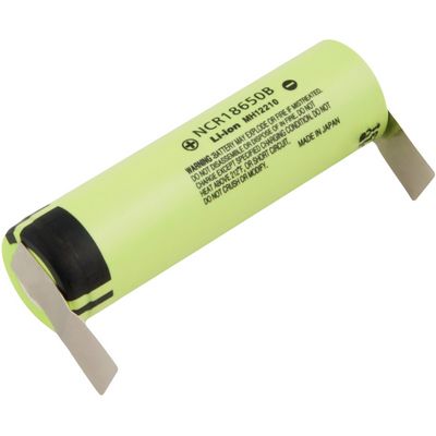 Nabíjecí průmyslová baterie 18650 Panasonic 3400mAh 3,7V Li-Ion vývody do U