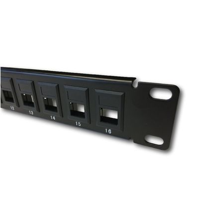 DATACOM Patch panel 19 neosazený 16 port 1U BK