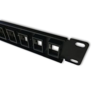 DATACOM Patch panel 19 neosazený 16 port 1U BK