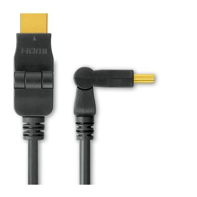 Kabel HDMI A - HDMI A M/M 2m otočné zlacené konektory HDMI 1.3b