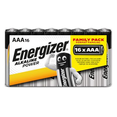 Energizer Alkaline Power - Mikrotužka Family Pack AAA/16 ks
