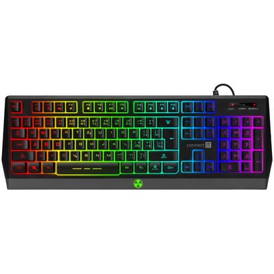 Connect IT Battle RGB, černá