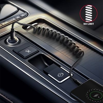 AXAGON BUCM-CM10TB, TWISTER kabel USB-C <-> USB-C, 0.6m, USB 2.0, PD 60W 3A, ALU, tpe, černý