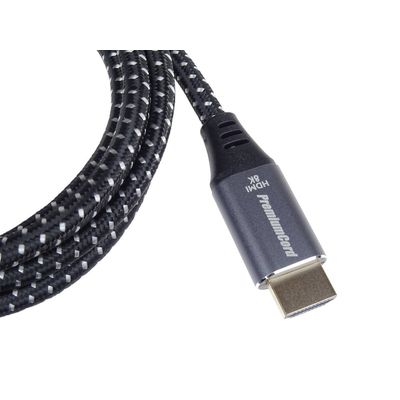 PremiumCord ULTRA HDMI 2.1 High Speed + Ethernet kabel 8K@60Hz,zlacené 3m